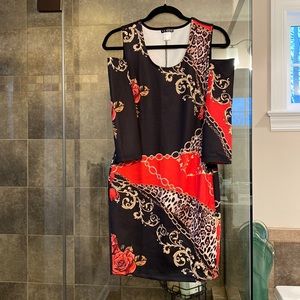 NWOT Venus cold shoulder dress